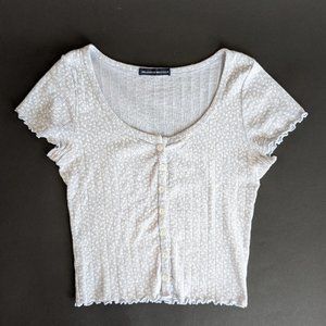 Brandy Melville Button Floral Top Selling as-is